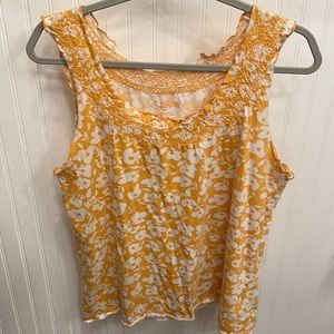 RXB Sleeveless Ruffled Scoop Neck Top